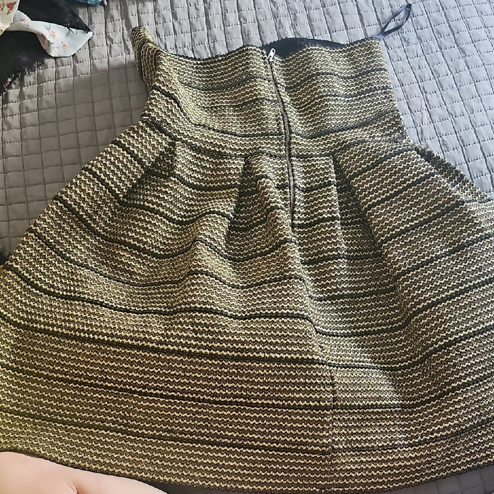 Stylish Gold and Black Kids Dress - Picture 3 of 5